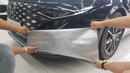 오산랩핑 그랜저 앞범퍼에 포인트 주기! / 평택, 안성, 천안
