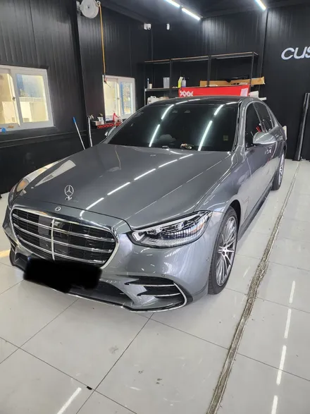 평택PPF/평택랩핑 벤츠 S400d 전체 컬러PPF 사틴화이트 시공 색상변경과 도장보호까지 확실하게! / 평택 도일동