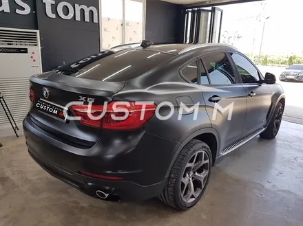 송탄랩핑 BMW X6 전체랩핑 3M사틴블랙(반무광)시공 / 평택, 안성, 천안