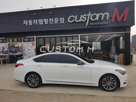 천안 아산랩핑 제네시스G80 전체랩핑, 골드스파클로 블링블링~~ / 평택 도일동
