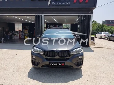 송탄랩핑 BMW X6 전체랩핑 3M사틴블랙(반무광)시공 / 평택, 안성, 천안