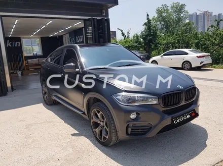 송탄랩핑 BMW X6 전체랩핑 3M사틴블랙(반무광)시공 / 평택, 안성, 천안
