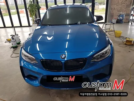 슈퍼카랩핑) 간지 끝판왕 BMW M2 리얼카본 부분랩핑 / 평택 도일동