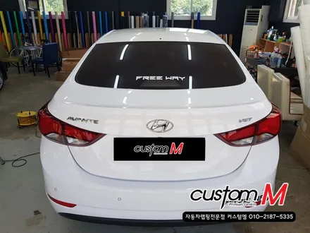 평택안성랩핑) 아반떼MD 루프스킨 깊은 색감의 퀄리티있는 시공으로 더욱 더 완벽해지다! / 평택 도일동