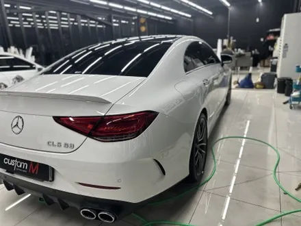 [안성랩핑]커스텀엠 벤츠 cls53amg 사틴블랙 전체 자동차 풀랩핑 / 평택, 안성, 천안