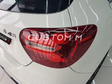 송탄랩핑 벤츠A45 AMG 라이트필름 시공으로 톤 다운 / 평택, 안성, 천안