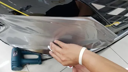 오산랩핑 그랜저 앞범퍼에 포인트 주기! / 평택, 안성, 천안