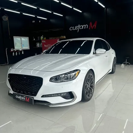 [평택랩핑/오산랩핑/아산랩핑/안성랩핑] 평택랩핑잘하는 곳 랩핑샵 커스텀엠 그랜저IG 전체랩핑&크롬죽이기 시공!! / 평택 도일동