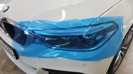 안성랩핑 전문점 커스텀엠 : BMW520D 루프스킨 및 라이트PPF 보호필름시공으로 프리미엄 차로 변신! / 평택 도일동