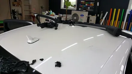 평택자동차랩핑 전문 커스텀엠 : 아우디A4 루프스킨 제거 아무데서나 할 수 없습니다. / 평택 도일동