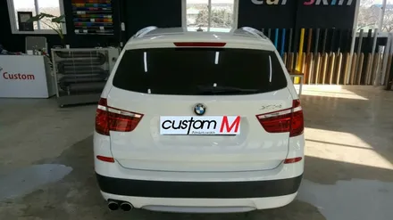 [커스텀엠]BMW X3 루프스킨시공.부분랩핑.루프스킨랩핑.자동차랩핑.카스킨.평택카스킨.평택랩핑.카스킨평택본점.경기랩핑전문.경기카스킨전문 / 평택 도일동