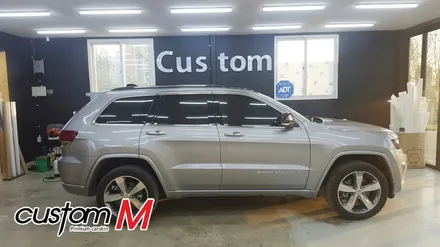 오산루프스킨 차원이 다른 커스텀엠 / 지프(Jeep) 루프스킨, 사이드미러 부분랩핑(블랙유광) / 평택 도일동
