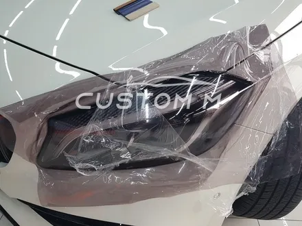 송탄랩핑 벤츠A45 AMG 라이트필름 시공으로 톤 다운 / 평택, 안성, 천안