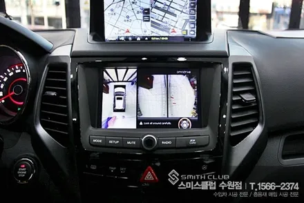 티볼리 순정 화면에 내 차를 스카이뷰로 볼 수 있는    쌍용 정품 옴니뷰 제품인 옴니 드라이브 시공하기^^ / 수원 영통구 원천동