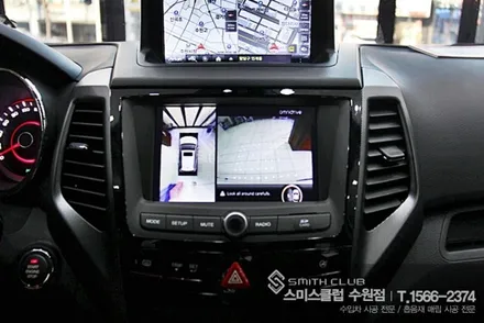 티볼리 순정 화면에 내 차를 스카이뷰로 볼 수 있는    쌍용 정품 옴니뷰 제품인 옴니 드라이브 시공하기^^ / 수원 영통구 원천동