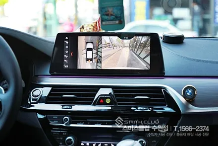 BMW G30에 안드로이드 로이드 10.1 리어 모니터와 셀링크 C 보조배터리 시공기^^ / 수원 영통구 원천동