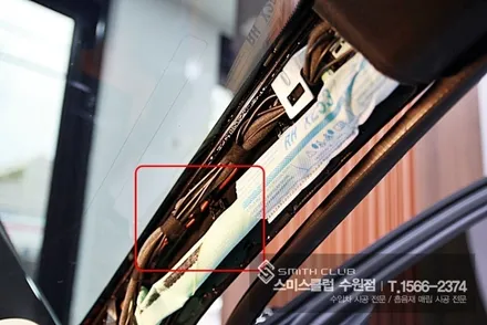 벤츠 GLC 순정 모니터와 연동하는 HD DMB 수신이 가능한 안드로이드 기반 아이나비 X1 큐브 시공기^^ / 수원 영통구 원천동
