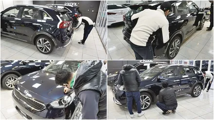 인천썬팅 니로 레이노 S5 시공 / 남동구 고잔동