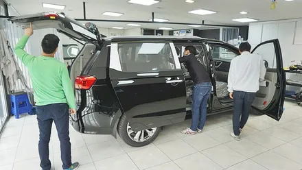 인천 브이쿨 더 뉴 카니발 썬팅시공 / 남동구 고잔동