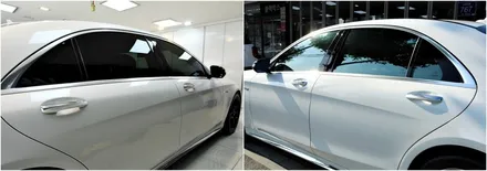 [브이쿨썬팅]벤츠 S63 AMG 브이쿨로 옷갈아 입히기~ 썬팅재시공 by 인천썬팅 전문 더밴에스 / 남동구 고잔동