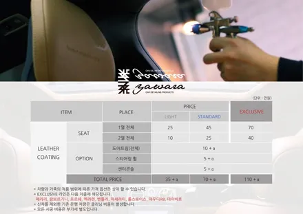 인천카니발신차패키지, 티타늄 V2 PRO, 야와라 가죽코팅 / 남동구 고잔동