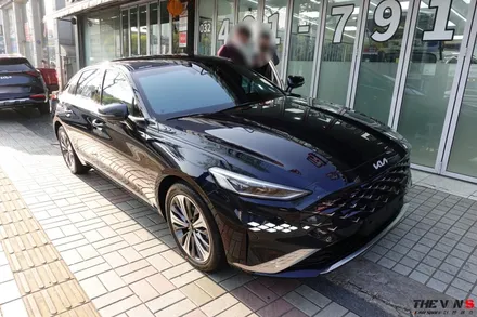 인천 K8 신차패키지, 글라스틴트 레이니블루, 아이나비 QXD7000, 브이쿨 골드쉴드 PPF / 남동구 고잔동
