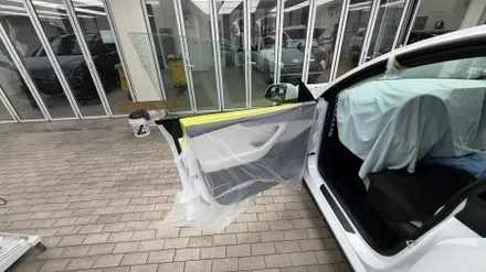 인천 화이트 테슬라 모델Y 생고뱅 파노라마 럭스R 썬팅 틴팅으로 확실한 열차단 아다마스 오토 선쉐이드 음성으로 작동 가능 / 남동구 고잔동