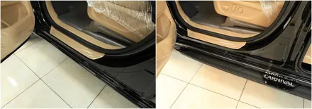 [썬팅]카니발 썬팅과 사이드 스텝 시공 인천 신차패키지 더밴에스에서 했어요~ / 남동구 고잔동