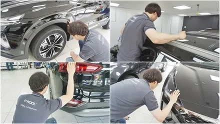 인천 브이쿨 싼타페TM 브이쿨 썬팅시공기 / 남동구 고잔동