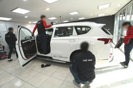 인천썬팅 브이쿨구월1호점 더밴에스 싼타페TM(인스) 신차패키지 / 남동구 고잔동