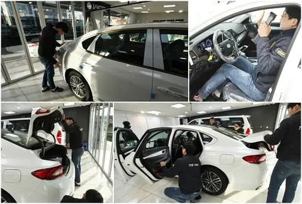 더밴에스의 그랜저IG신차검수 그리고 신차패키지 시공 / 남동구 고잔동