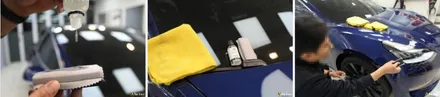 테슬라 모델 3 인천레이노썬팅 하프시공 인천티타늄코팅, 인천아이나비QXD5000 / 남동구 고잔동