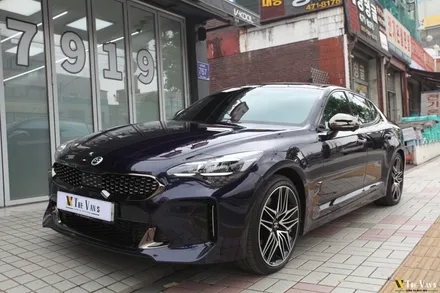 인천 스팅어 신차패키지, 글라스틴트 레이니블루, 아이트로닉스 애프터블로우, 브이쿨 골드쉴드 PPF / 남동구 고잔동