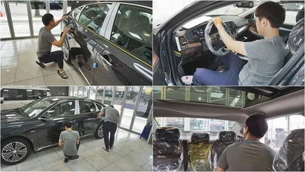 인천썬팅 인천프리미엄 신차패키지 더밴에스 그랜저ig 시공 / 남동구 고잔동