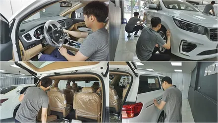 인천신차검수 더밴에스 더 뉴 카니발 신차패키지 시공 / 남동구 고잔동