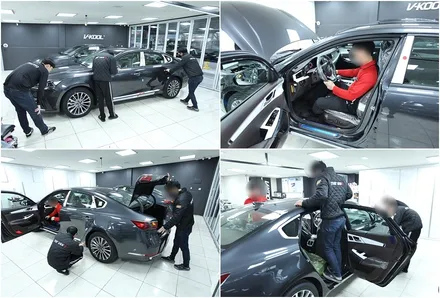 인천브이쿨 썬팅 구월1호점 더밴에스 K7 신차패키지 시공 / 남동구 고잔동