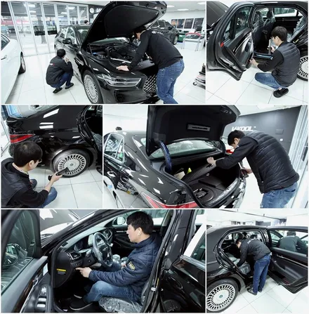 인천썬팅 브이쿨구월1호점 더밴에스 제네시스 G90 신차패키지 / 남동구 고잔동