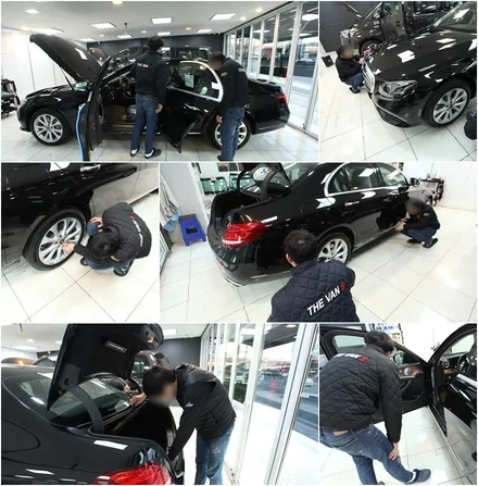 인천브이쿨 구월1호점 더밴에스 메르세데스벤츠 E 클래스 브이쿨 VK 썬팅 시공 / 남동구 고잔동