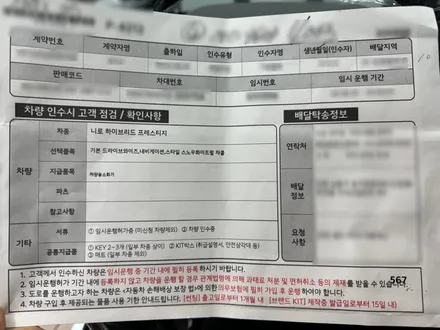 인천 신차패키지 레이노 F95로 고급스럽게 재탄생한 니로 / 남동구 고잔동