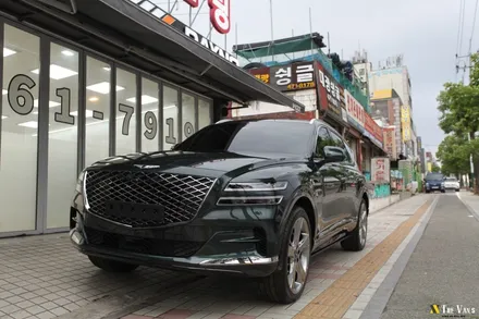 인천 gv80 신차패키지, 인천레이노썬팅, 얼티넘 XP, 전동사이드스텝, 에코파워팩  S12, 골드쉴드 PPF / 남동구 고잔동