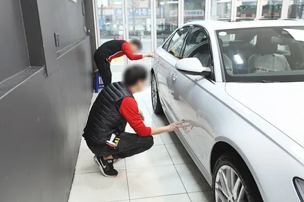 인천썬팅 레이노구월점 더밴에스의 아우디A6 레이노틴팅 시공 / 남동구 고잔동