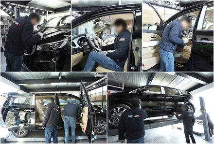 인천썬팅 브이쿨 구월1호점 더밴에스 더 뉴 카니발 신차패키지 / 남동구 고잔동
