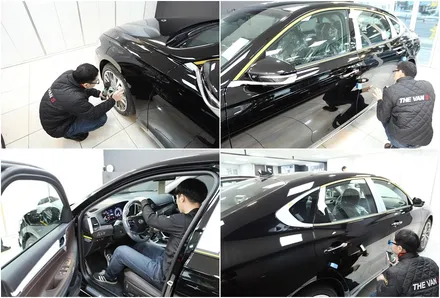인천신차검수 인천썬팅 더밴에스의 그랜저ig 신차패키지 / 남동구 고잔동