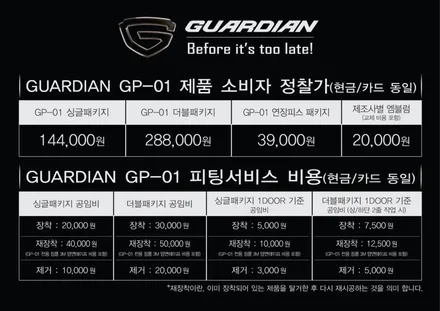 [신차패키지] 신차보호패키지 (가디언 도어가드) / 남동구 고잔동