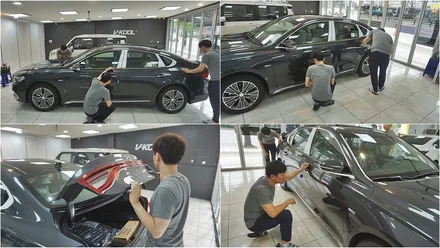 인천썬팅 인천프리미엄 신차패키지 더밴에스 그랜저ig 시공 / 남동구 고잔동