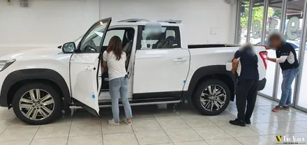 [인천신차패키지]렉스턴 스포츠 칸, 인천브이쿨, 브이쿨 K, 아이나비 QXD5000, 방진 부틸매트 / 남동구 고잔동