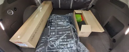인천 GV80 신차패키지, 인천 브이쿨 썬팅, 아이나비 QXD7000, 만도V3 애프터블로우, 트렁크매트, 코일매트, 티타늄 V2 PRO, 실리스 가죽코팅 / 남동구 고잔동