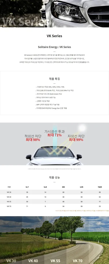 [썬팅]그랜드체로키 브이쿨 열차단 최고 필름 VK X 레이노 팬텀 S9 / 남동구 고잔동