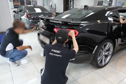 [썬팅]카마로 브이쿨 K 시리즈, 파인뷰 LX 2000 / 남동구 고잔동