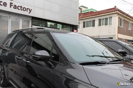 인천카니발신차패키지, 레인보우 V90, 아이나비Z5000, 브이쿨골드쉴드PPF, 엠보싱매트 / 남동구 고잔동